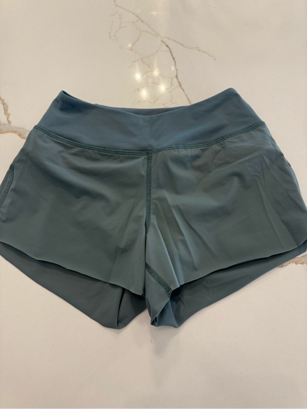 NOBULL Women's High-Rise Athletic Shorts Green Size XS Inseam 2.5”
